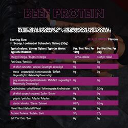 Nxt Beef Protein Isolate Black Grape Flavor 1.8kg